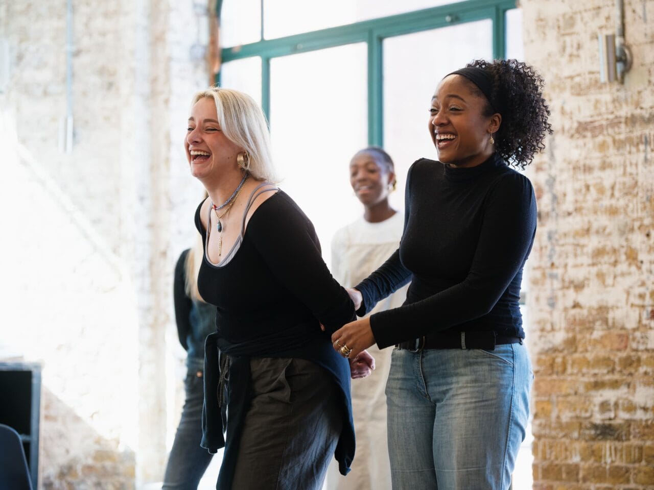 April Hope Miller, Ayesha Griffiths and Jazz Jenkins (c) Alex Brenner