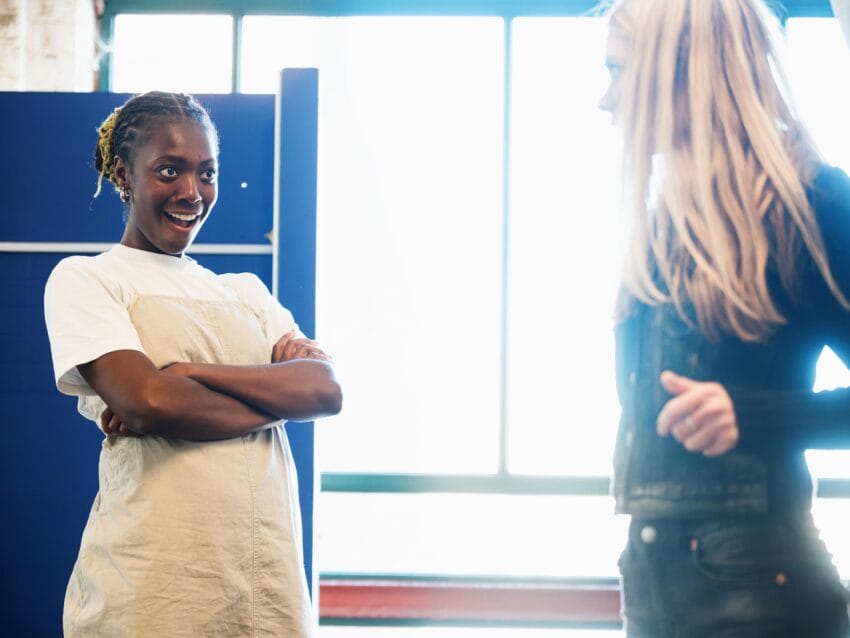 Ayesha Griffiths and Joanna Strafford (c) Alex Brenner