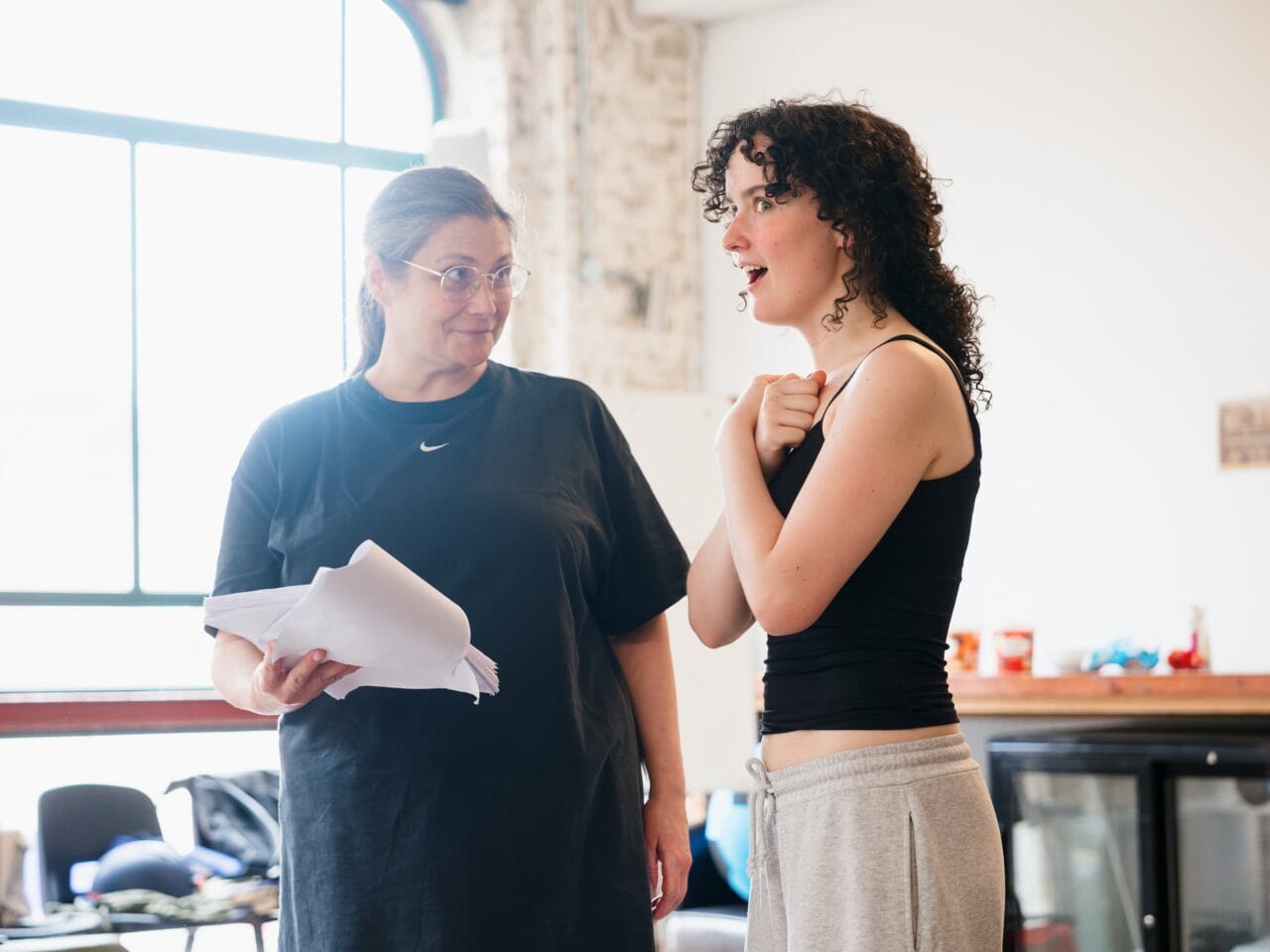 Katy Slater and Kathleen McAuley Irvine (c) Alex Brenner