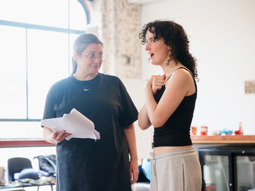Katy Slater and Kathleen McAuley Irvine (c) Alex Brenner
