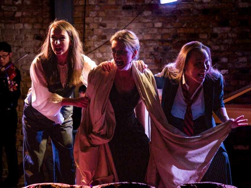 Emma Humann, Helen May and Priscilla Fong (c) George Veys