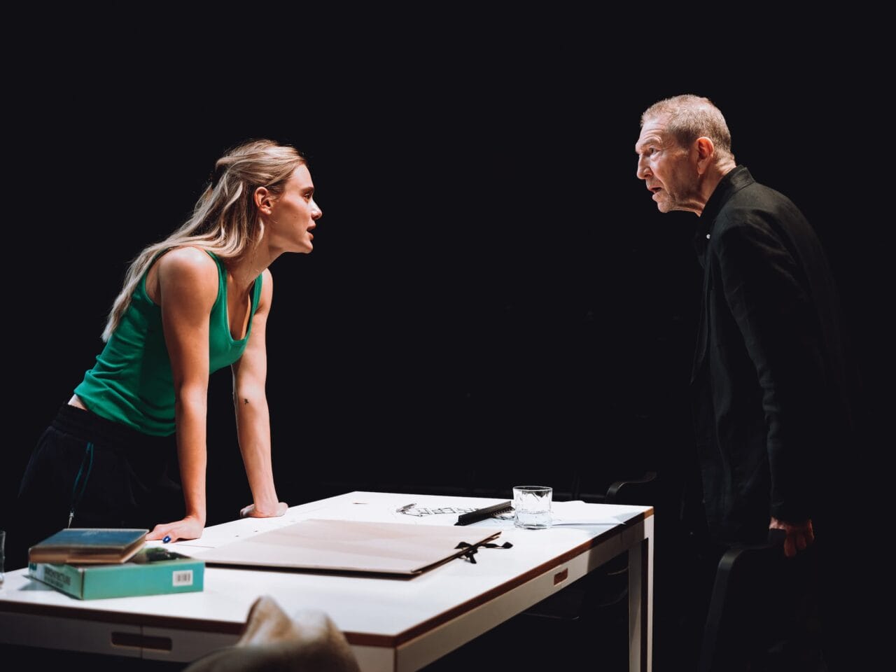 Louisa Binder and Greg Hicks (c) Alex Brenner