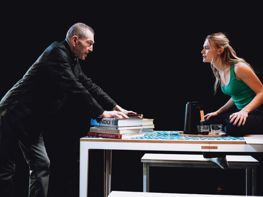 Greg Hicks and Louisa Binder (c) Alex Brenner