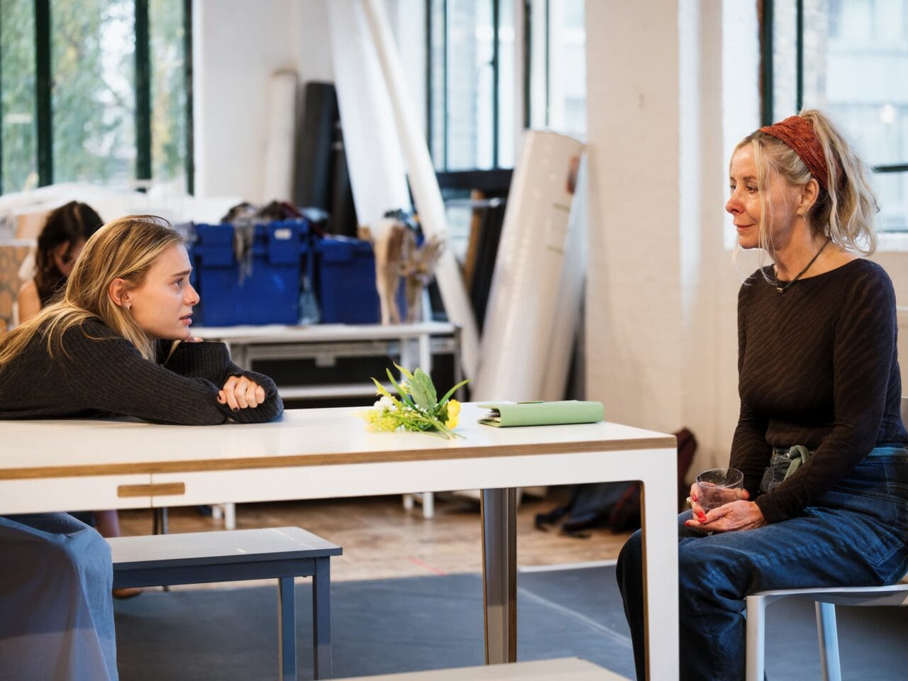 Louisa Binder and Sally George (c) Alex Brenner